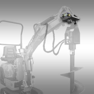 Adapter för hydraulisk borrmaskin Jansen HBG-1500 för minigrävare MB-800