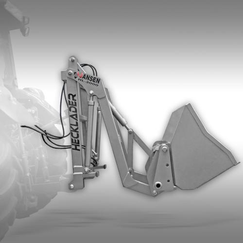 Baklastare HL-3000, hydraulisk bakre skopa, Eurofäste
