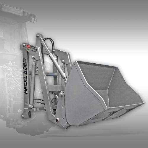 Baklastare HL-3000, hydraulisk bakre skopa, Eurofäste