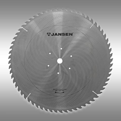 Hårdmetall sågklinga, Jansen® PROLINE, 600 mm, fina tänder