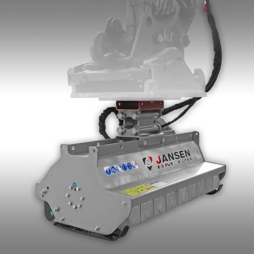 Betesputs slaghack slyröjare BM-120, till grävmaskin