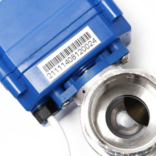 Elektrisk Kulventil motorventil 12V, 25 mm (1 tum) 5 meter kabel