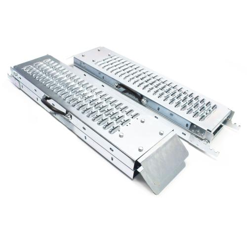 2x Lastramp vikbar galvaniserat stål 160 x 22,5 cm 400kg