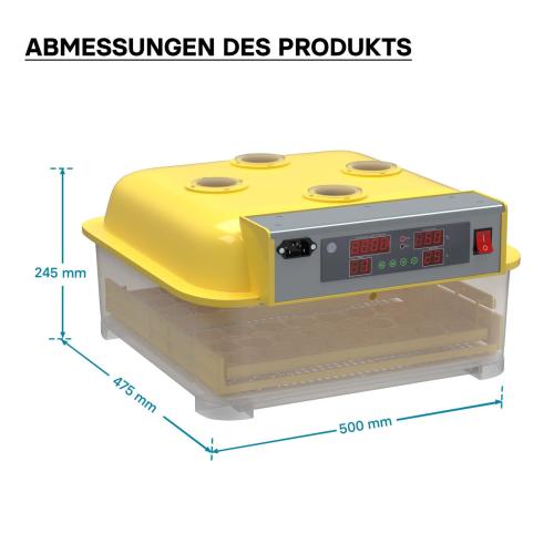 Automatisk kläckningsmaskin 48 ägg