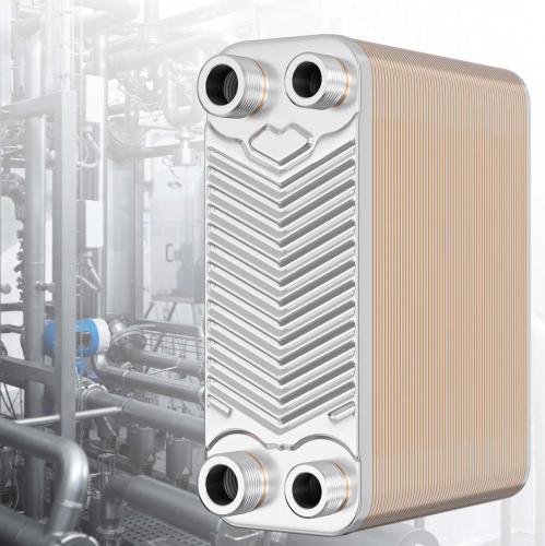 60 rader 130 kW Plattvärmeväxlare