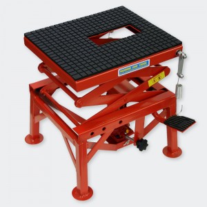 Hydraulisk motorcykellyft upp till 135 kg maxlast