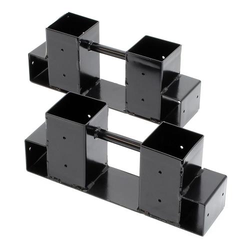 Vedstapling hållare set av 2