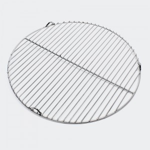 Rostfritt grillgaller, runt 44,5 cm
