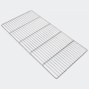 Rostfritt grillgaller, rektangulär 58 x 30 cm