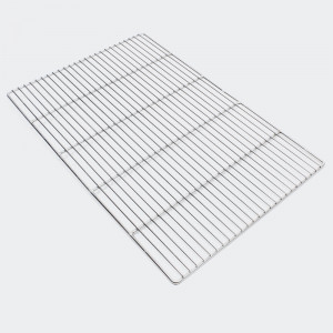 Rostfritt grillgaller, rektangulär 60 x 40 cm