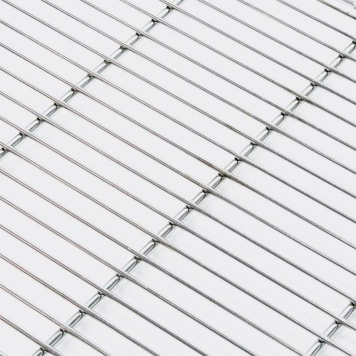 Rostfritt grillgaller, rektangulär 67 x 40 cm