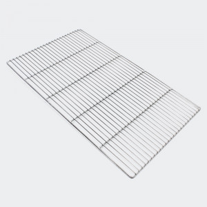 Rostfritt grillgaller, rektangulär 67 x 40 cm