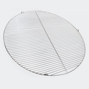 Rostfritt grillgaller, runt 80 cm