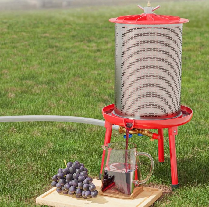 Fruktpress 20 liter, 3 bar vattentryckspress hydropress