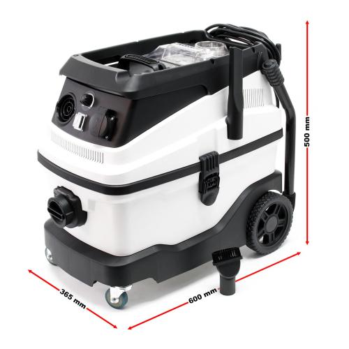 Textilvårdsmaskin med 3-vägs filtersystem & tillbehör 1600W