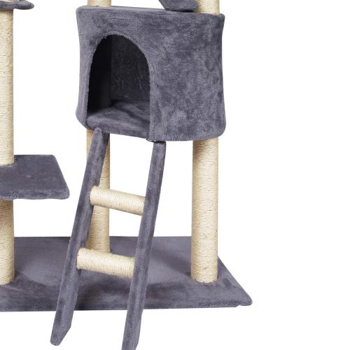 Katt klösträd med sisal 233-270 cm takhöjd