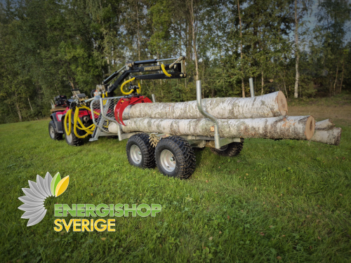 HONDA TRX450 FE fyrhjuling & Skogsvagn HRW-15pro