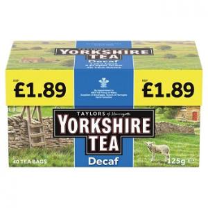Taylors Of Harrogate Yorkshire Tea Decaf 40s