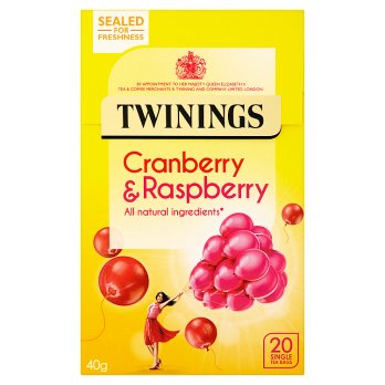 Twinings Cranberry & Raspberry Tea 20s