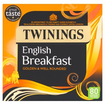 Twinings English Breakfast Tea 80s