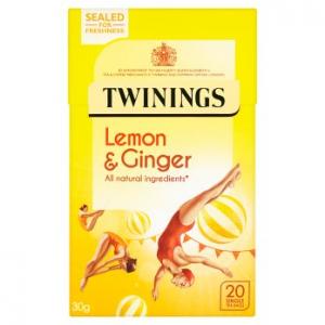 Twinings Lemon & Ginger Tea 20s