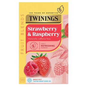 Twinings Fruit Blends Strawberry & Raspberry Tea 40s