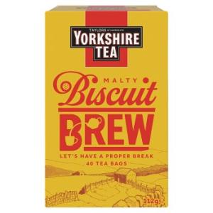 Taylors Of Harrogate Yorkshire Tea Biscuit Brew 40s