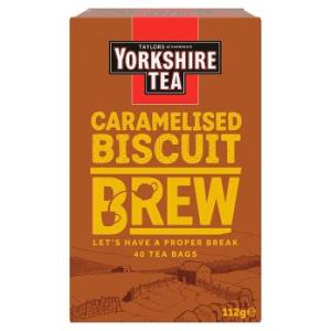 Taylors Of Harrogate Yorkshire Tea Caramelised Biscuit Brew 40s
