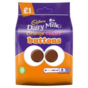 Cadbury Orange Giant Buttons 110g