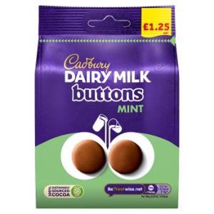 Cadbury Dairy Milk Buttons Mint 110g