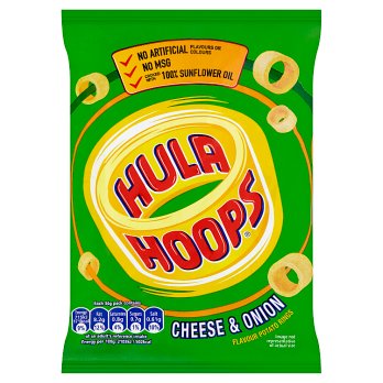 KP Hula Hoops Cheese & Onion 34g