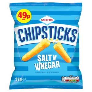 Smiths Chipsticks Salt & Vinegar 37g