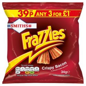 Smiths Frazzles Crispy Bacon 34g