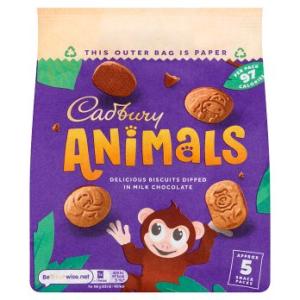 Cadbury Animals Mini Biscuits 5pk