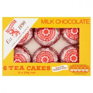 Tunnocks Tea Cakes Milk Chocolate 6pk