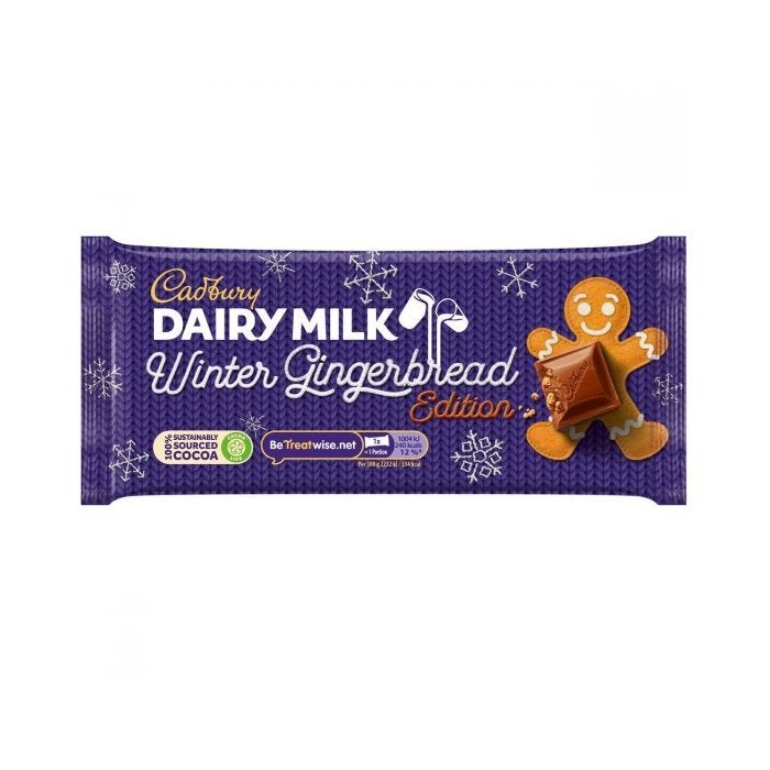 Cadbury Dairy Milk Winter Gingerbread 120g