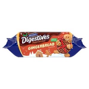 McVities	Gingerbread Digestives Milk Chocolate 266g
