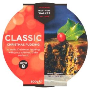 Matthew Walker Classic Christmas Pudding 800g