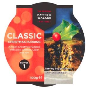 Matthew Walker Classic Christmas Pudding 100g