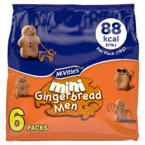 McVities	Mini Gingerbread Men 6pk
