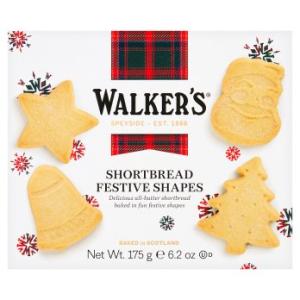 Walkers Shortbread Festive Shapes 175g