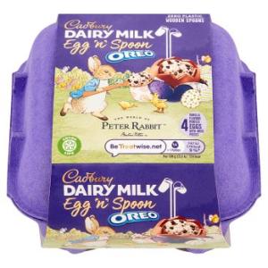Cadbury Dairy Milk Egg N Spoon Oreo 4pk