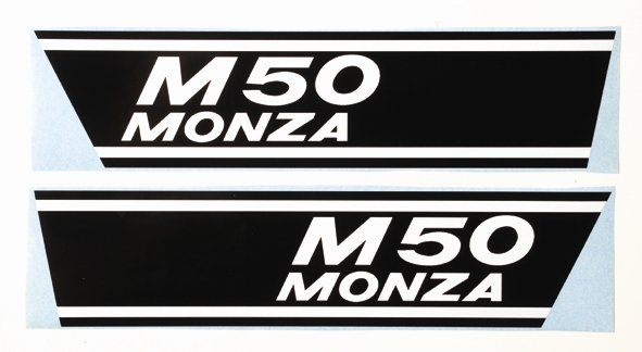 Sidokåpsdekaler Puch M50 Monza 1 par