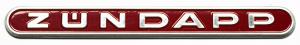 Tankemblem rött Zundapp 63-74