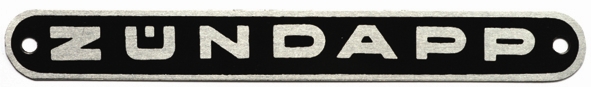 Emblem svart dyna Zundapp