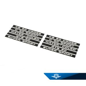 Dekalsats sidokåpor Zundapp 1975