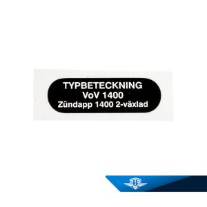 Typskylt Zündapp Combinette 428