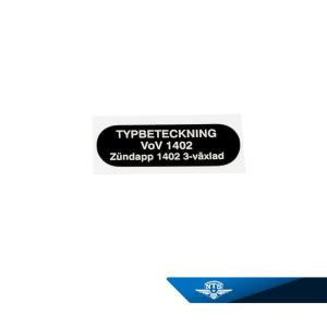 Typskylt Zündapp Combinette 428