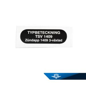 Typskylt Zündapp KS50 517