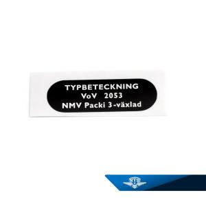 Typskylt Puch Packy VoV 2053